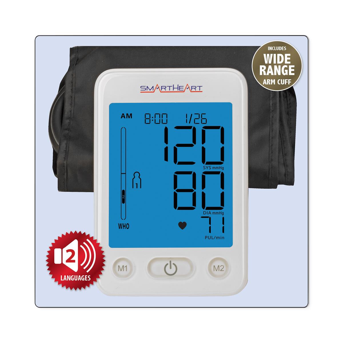 Smartheart Digital Blood Pressure Arm Monitors - BeHope