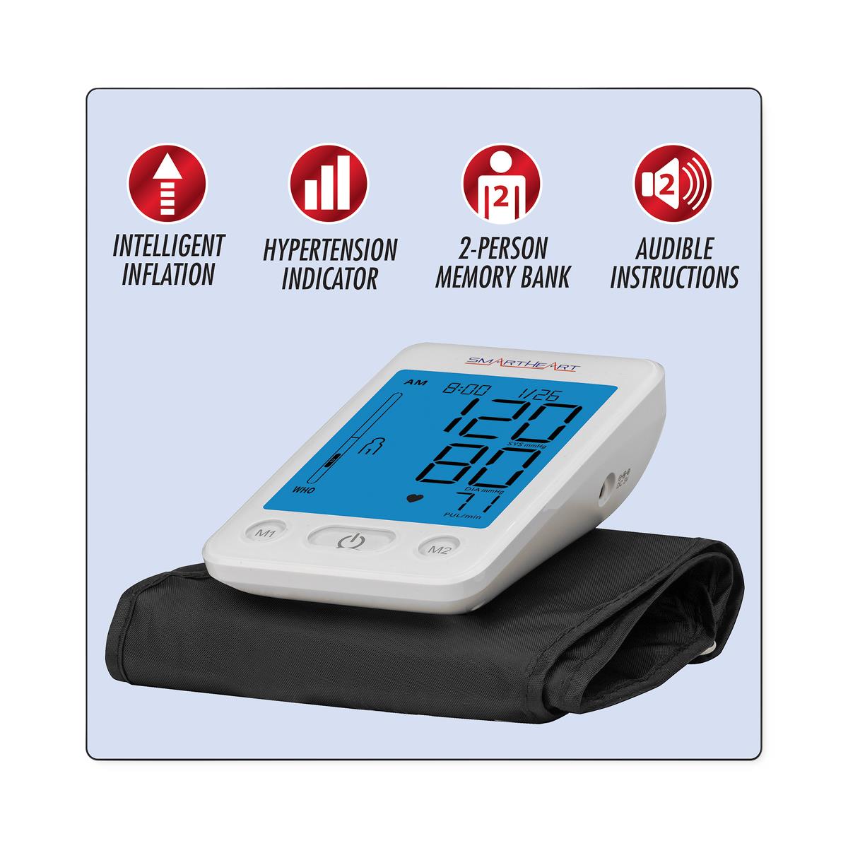 Smartheart Digital Blood Pressure Arm Monitors - BeHope