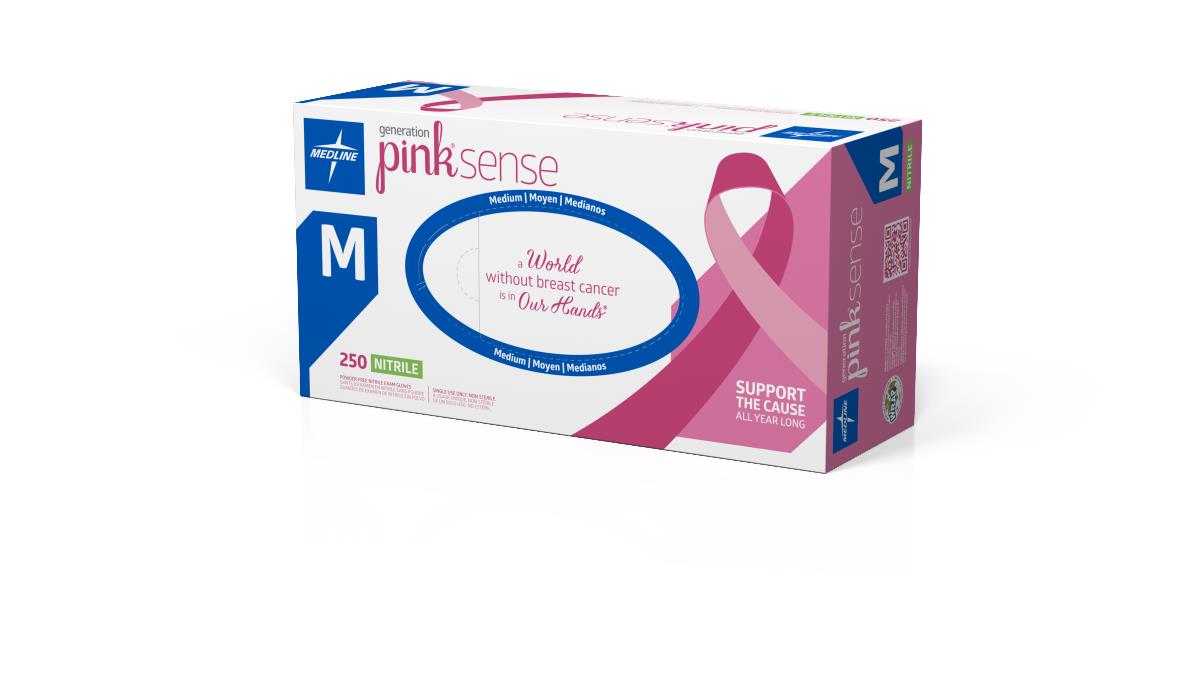 Generation Pink Sense Powder-Free Nitrile Exam Gloves