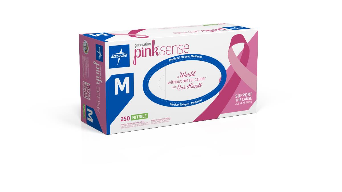 Generation Pink Sense Powder-Free Nitrile Exam Gloves
