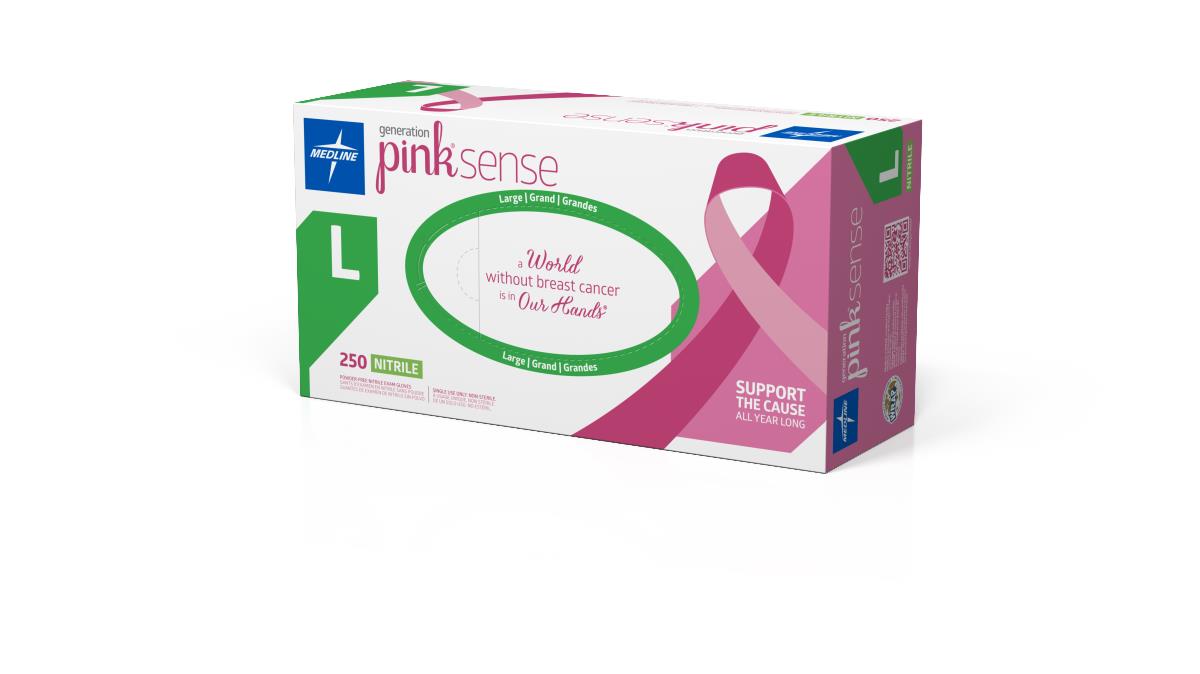 Generation Pink Sense Powder-Free Nitrile Exam Gloves