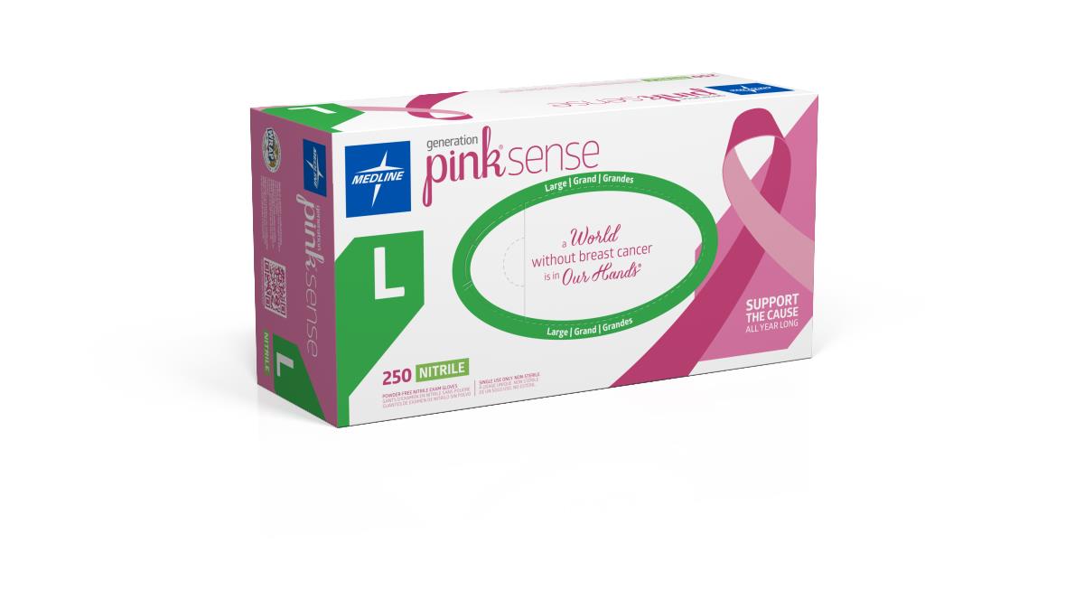 Generation Pink Sense Powder-Free Nitrile Exam Gloves