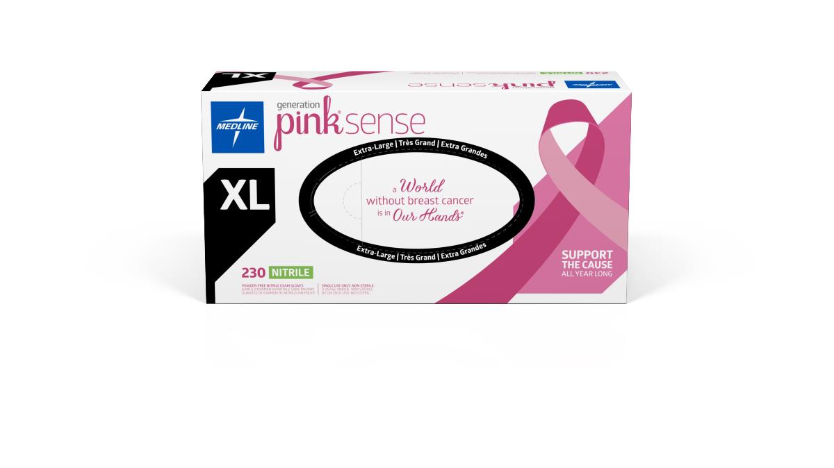 Generation Pink Sense Powder-Free Nitrile Exam Gloves
