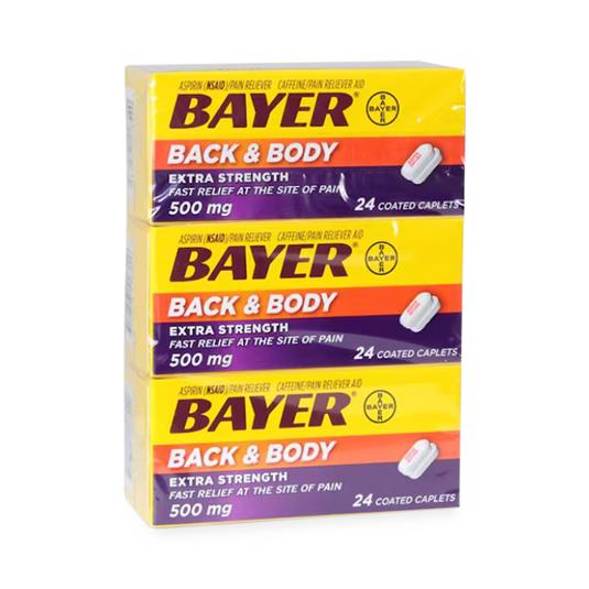 Bayer Back and Body Pain Relief Caplets