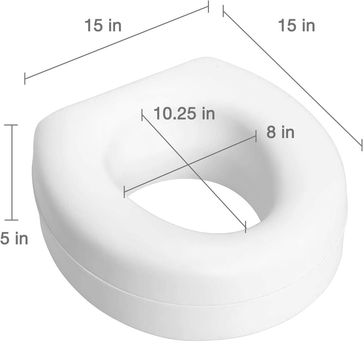 HealthSmart Portable Elevated Toilet Seat Risers