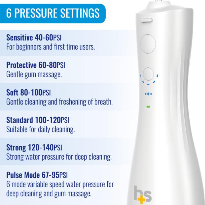 Cordless Water Flosser and Components