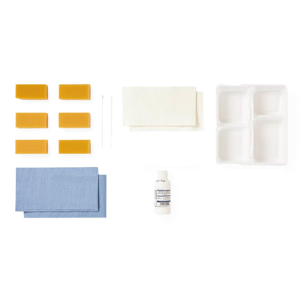 Wet Skin Scrub Tray With 4% Chg Solution - BeHope