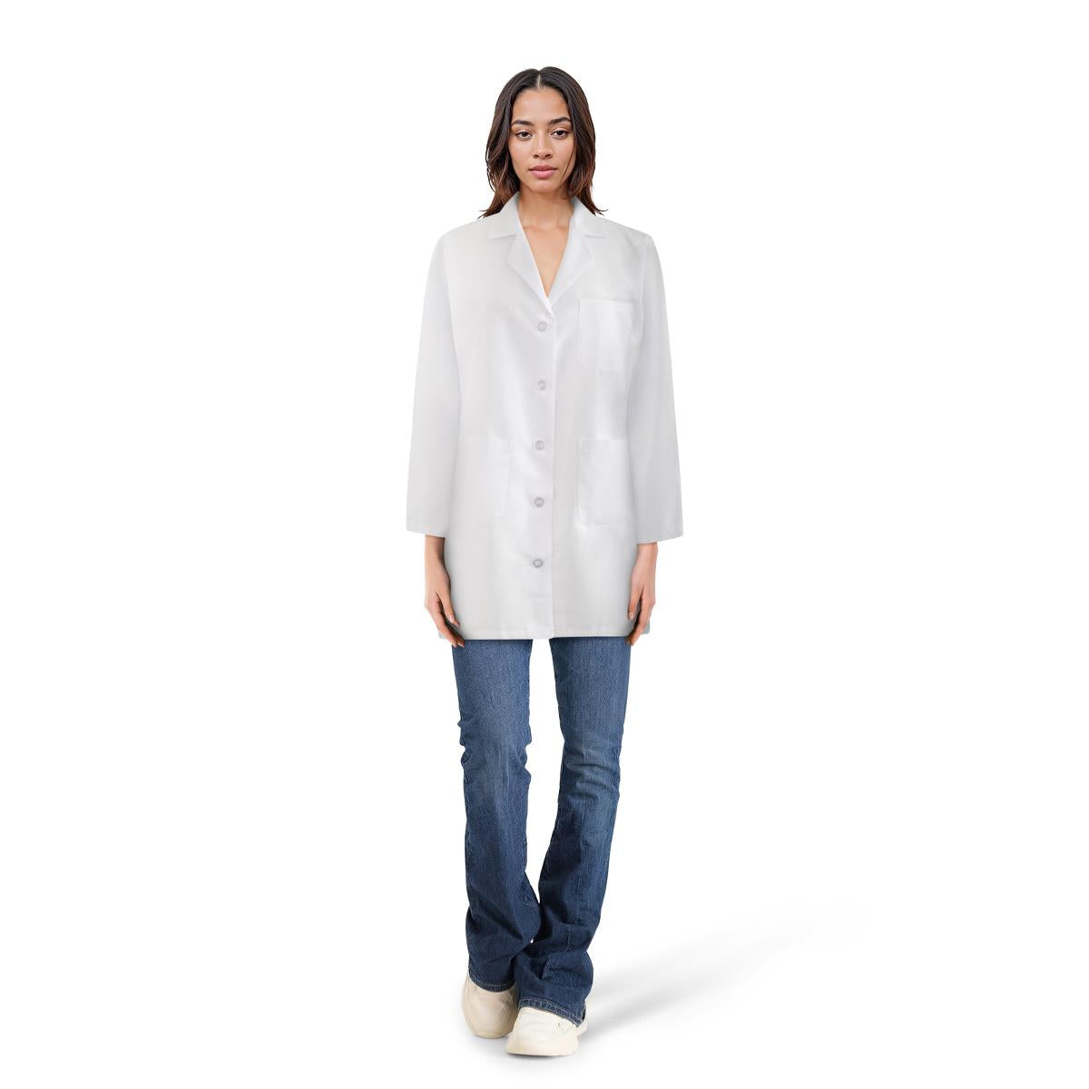 Medline Women's Classic Staff-Length Lab Coats
