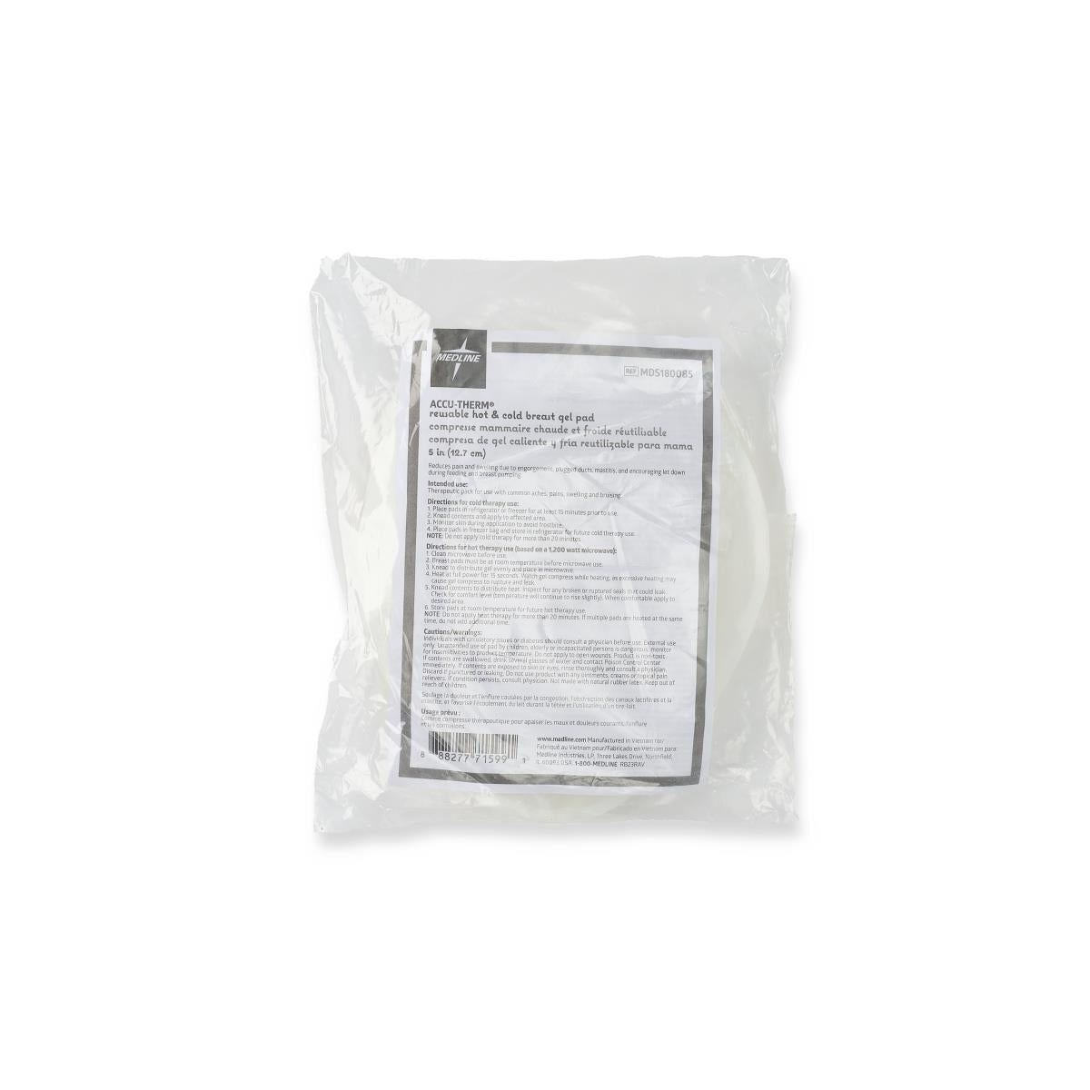 Medline Reusable Breast Therapy Gel Pads