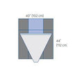 Underbuttocks Surgical Drape With Pouch And Backing - BeHope