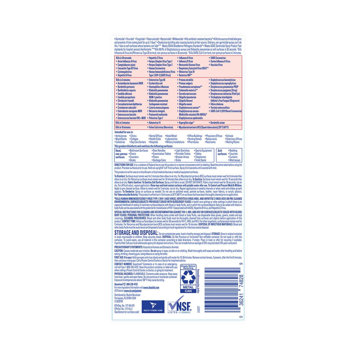 Lysol Professional Disinfectant Spray - Original Scent