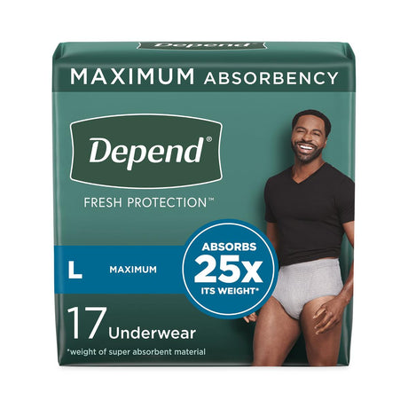 Depend Fresh Protection Incontinence Underwear For Men - BeHope