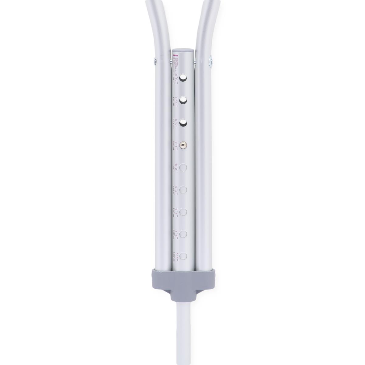 Underarm Crutches Guardian Tall Adult 5 Foot 10 Inch To 6 Foot 6 Inch User Height Aluminum Frame 300 Lbs. Weight Capacity