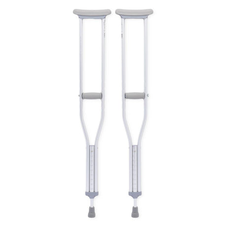 Medline Standard Aluminum Push-Button Crutches
