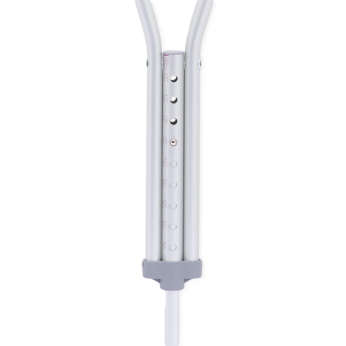 Medline Standard Aluminum Push-Button Crutches