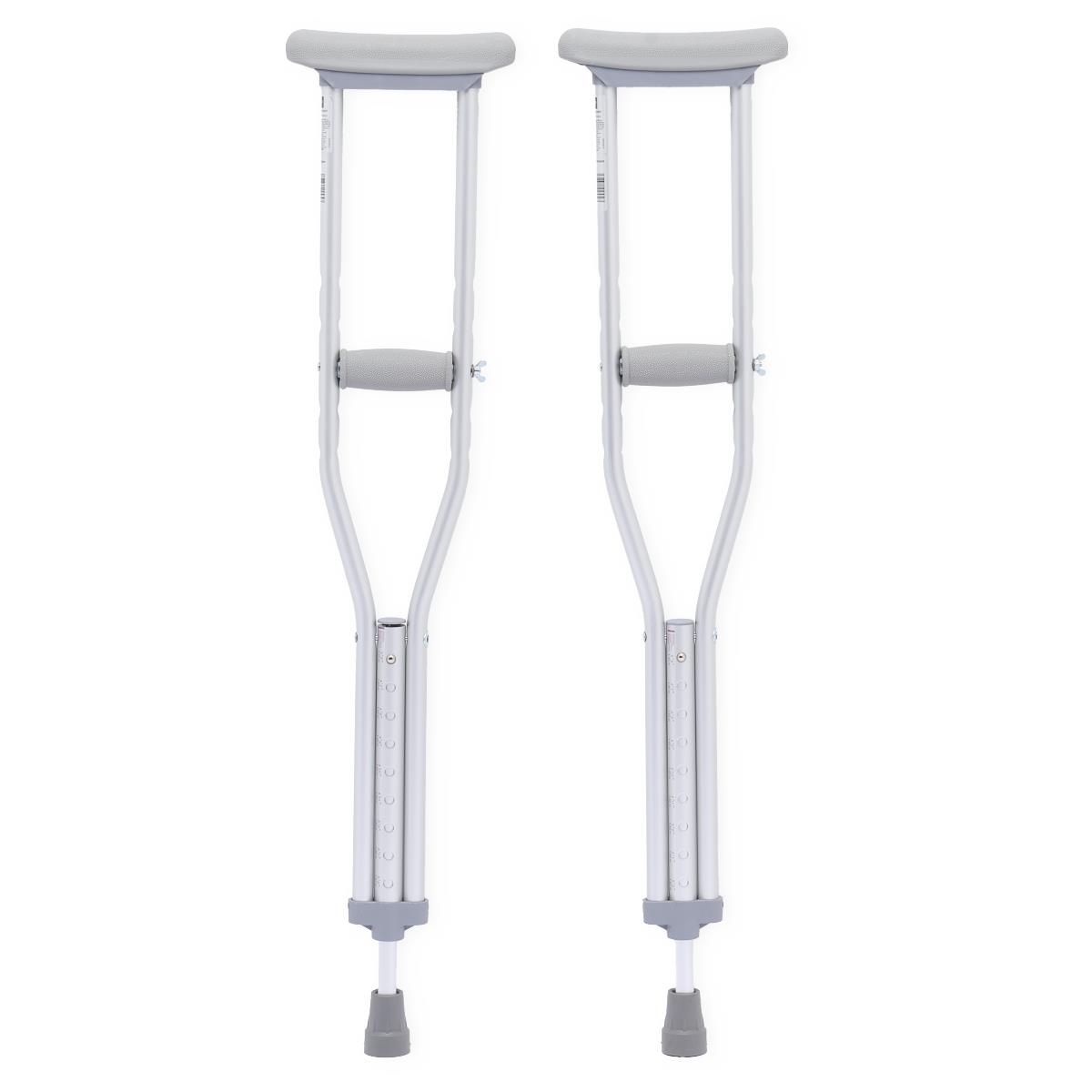 Underarm Crutches Guardian Youth 4 Foot 6 Inch To 5 Foot 2 Inch User Height Aluminum Frame 300 Lbs. Weight Capacity
