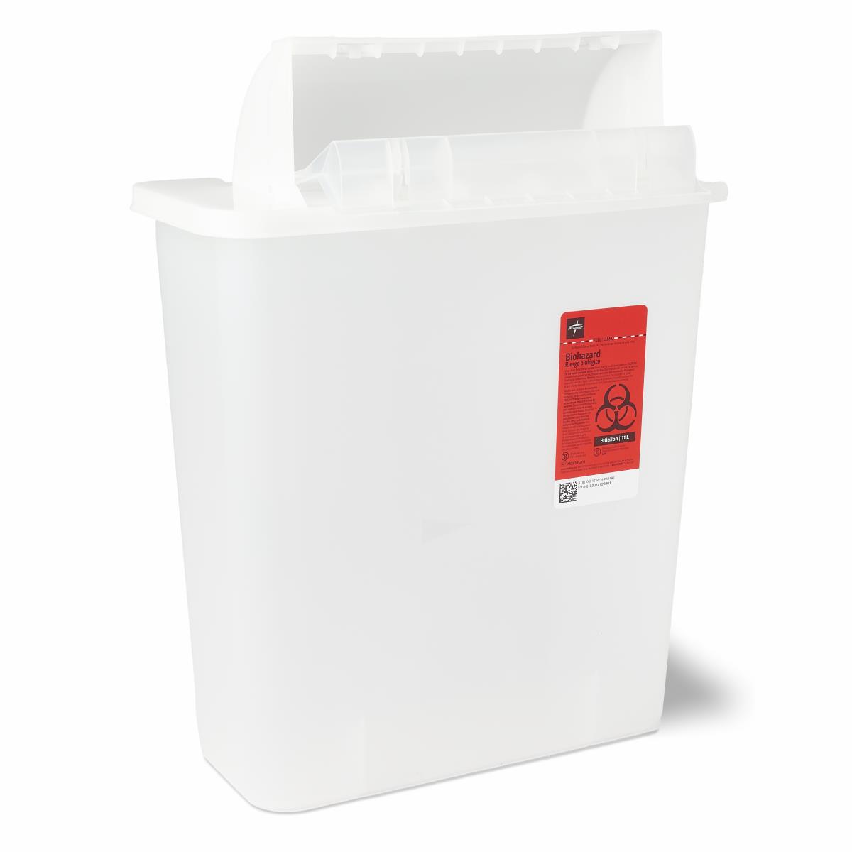 Medline Biohazard Patient Room Sharps Disposal Containers