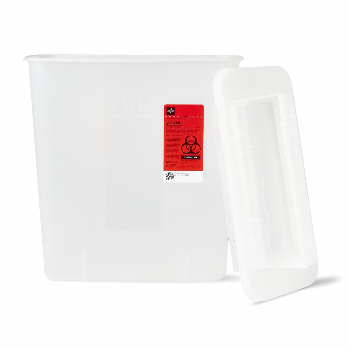 Medline Biohazard Patient Room Sharps Disposal Containers