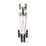 Byacre Carbon Ultralight Rollator, folded for compact storage and transport.