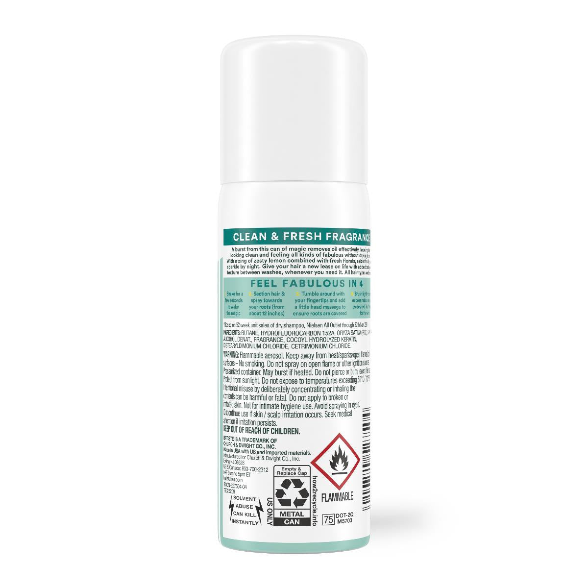 Church And Dwight Batiste Original Dry Shampoo - BeHope