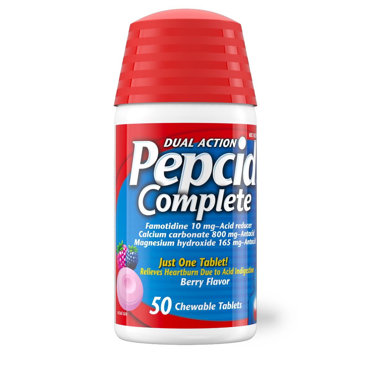 Pepcid Complete Antacid + Acid Reducer Chewable Tablets - BeHope