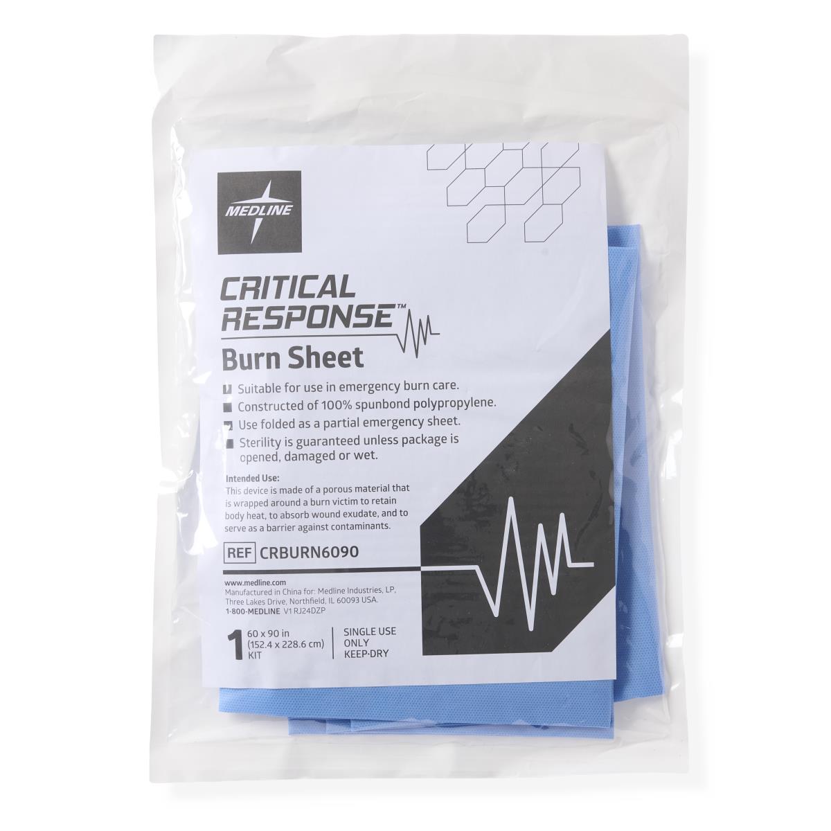 Critical Response Sterile Nonwoven Burn Sheet - BeHope