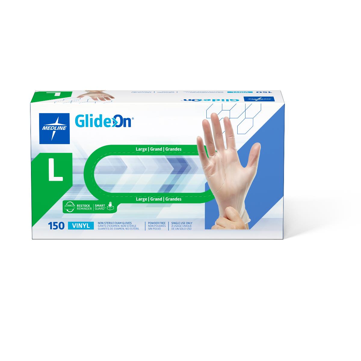 Glide-On Powder-Free Vinyl Exam Gloves - CA Only
