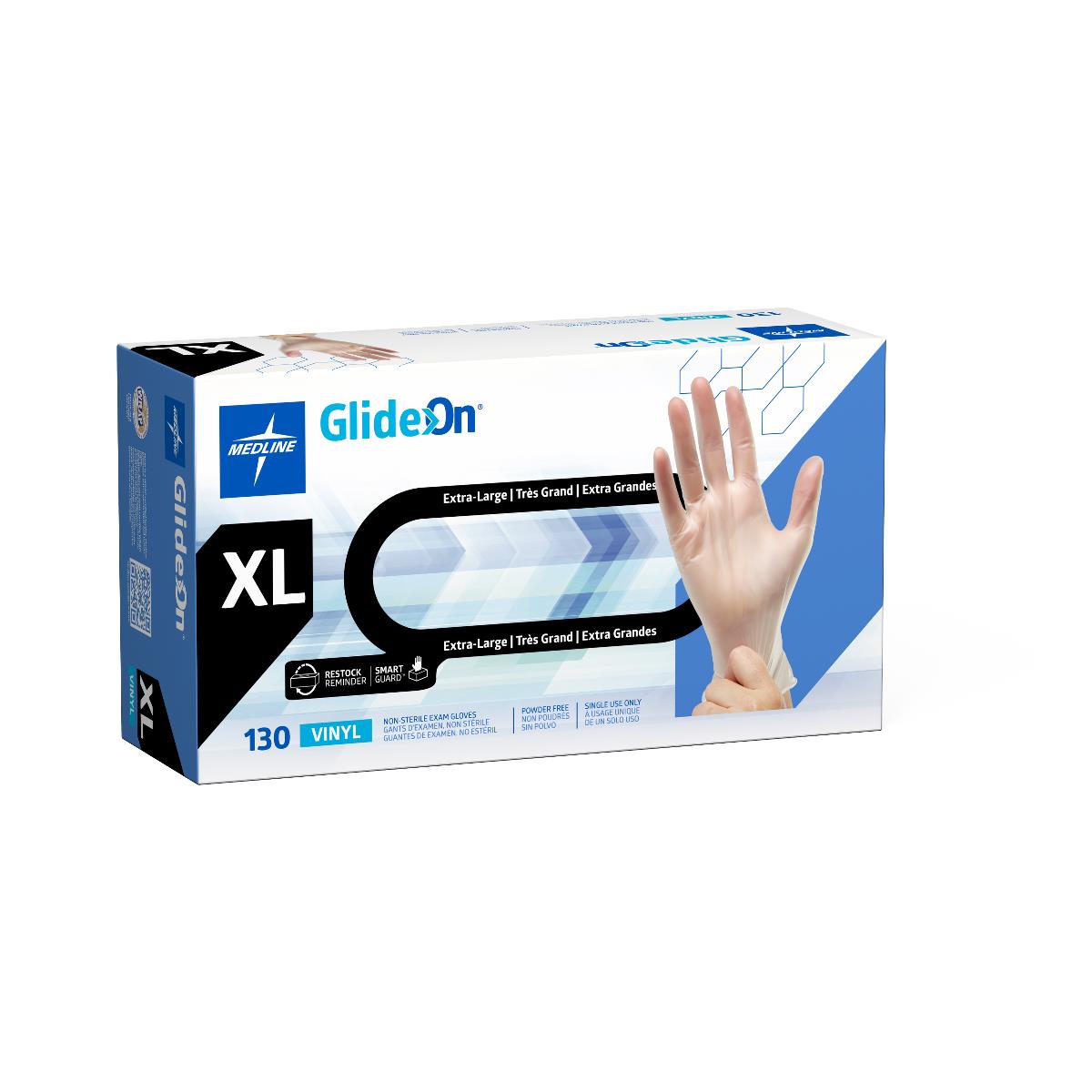 Glide-On Powder-Free Vinyl Exam Gloves - CA Only