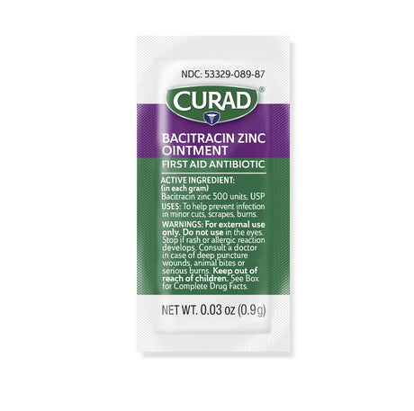 CURAD Bacitracin Antibiotic Ointments with Zinc