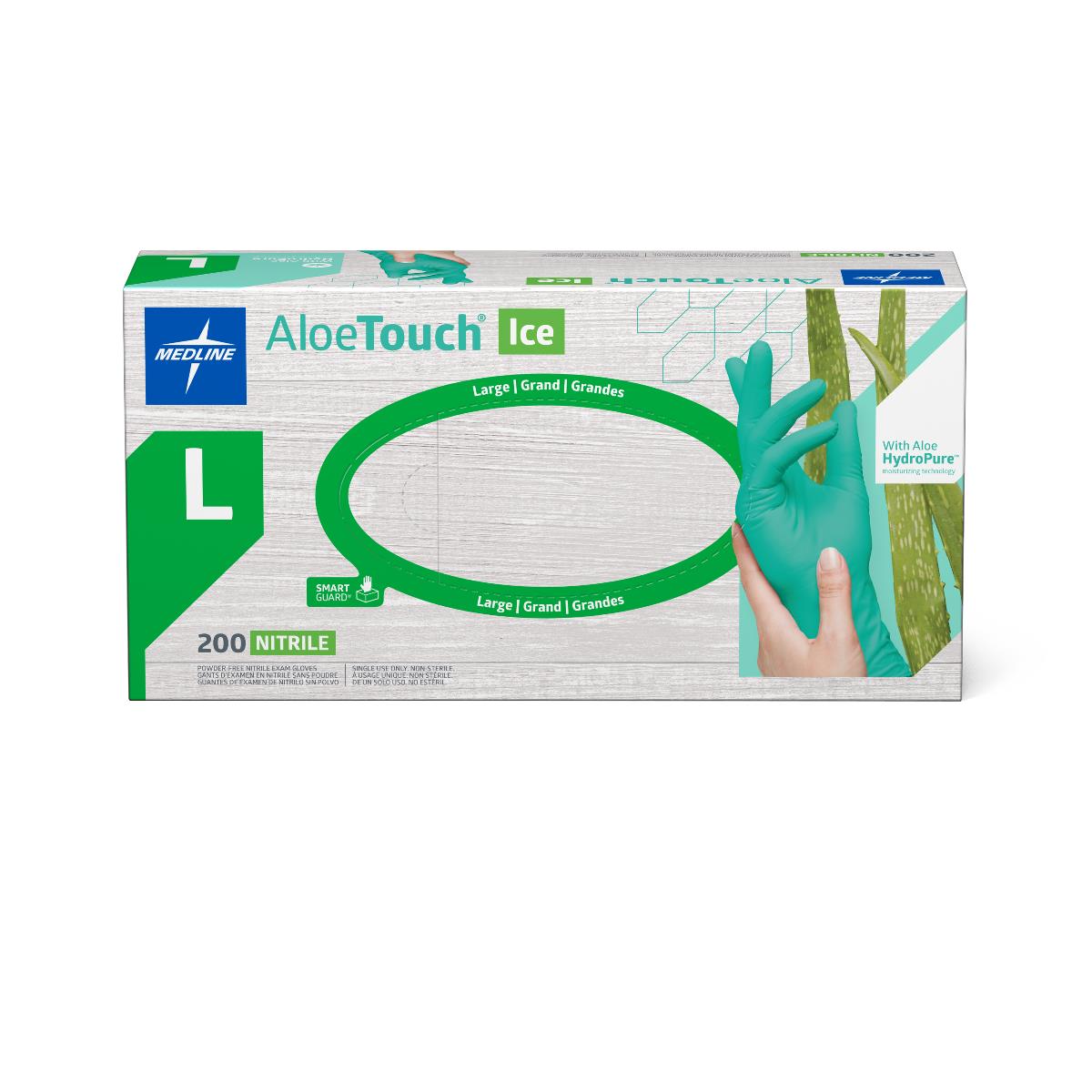 AloeTouch ICE Powder-Free Nitrile Exam Gloves
