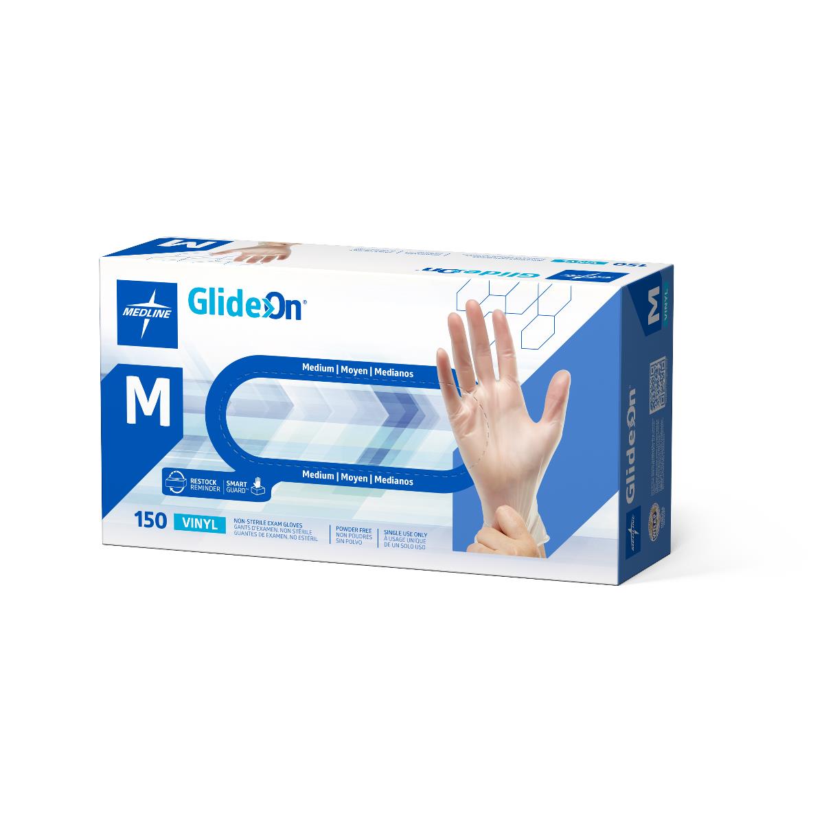 Glide-On Powder-Free Vinyl Exam Gloves