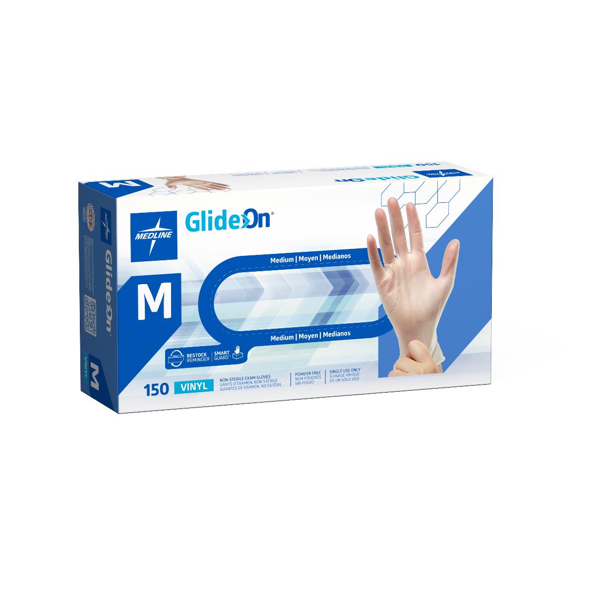 Glide-On Powder-Free Vinyl Exam Gloves