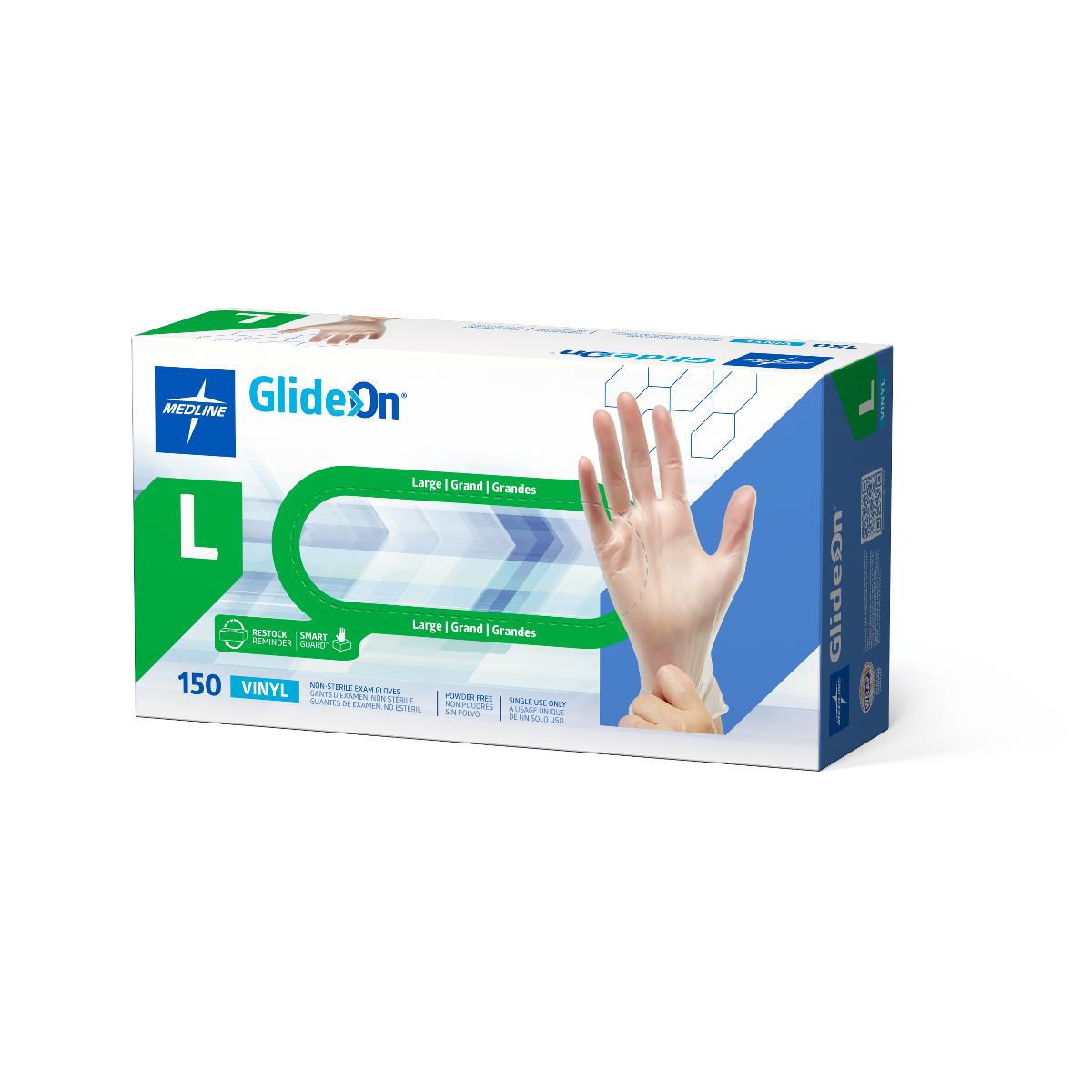 Glide-On Powder-Free Vinyl Exam Gloves