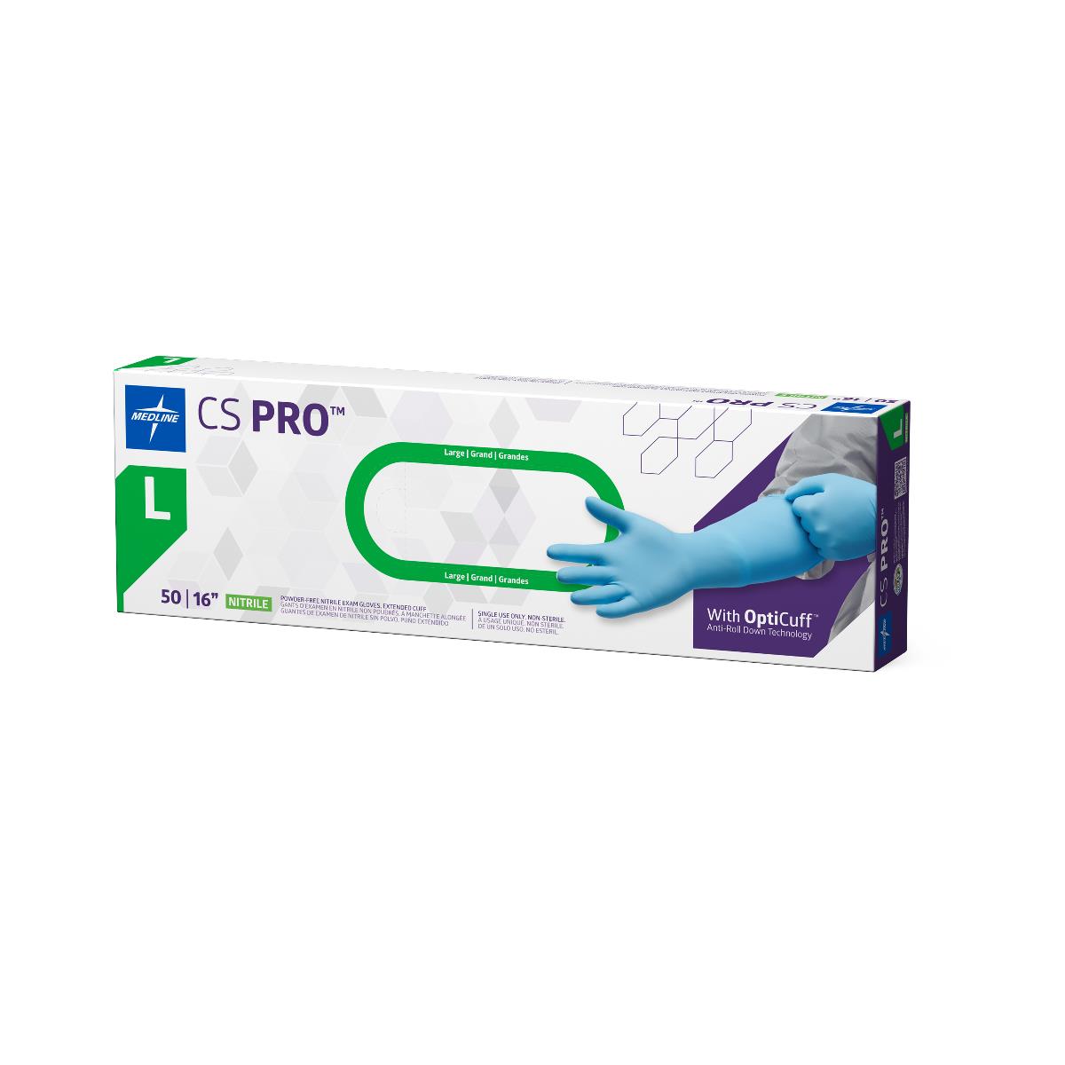 CS Pro 16" Cuff Nitrile Exam Gloves