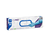 Primary image: Cs Pro 16" Cuff Nitrile Exam Gloves, box with gloves visible