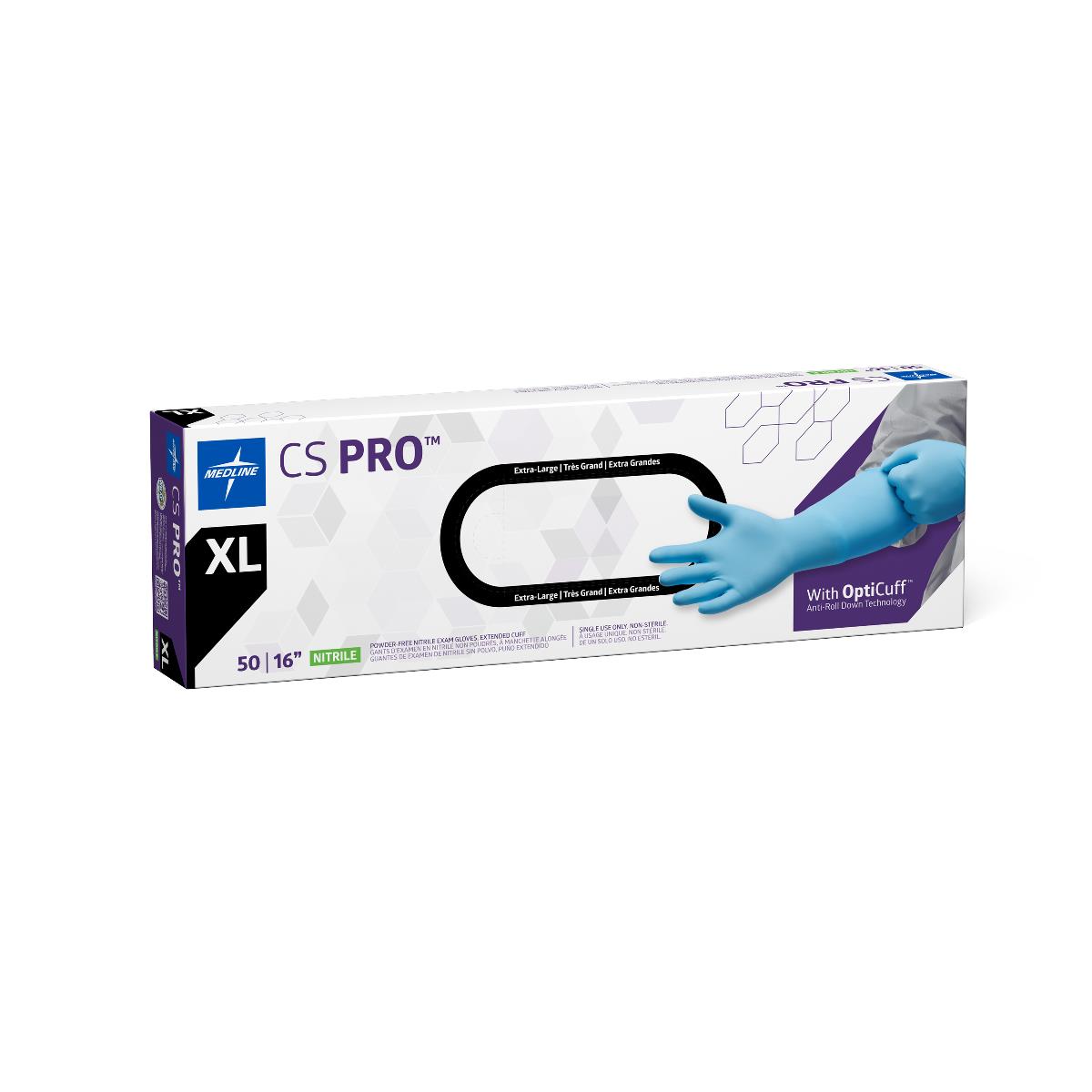 CS Pro 16" Cuff Nitrile Exam Gloves