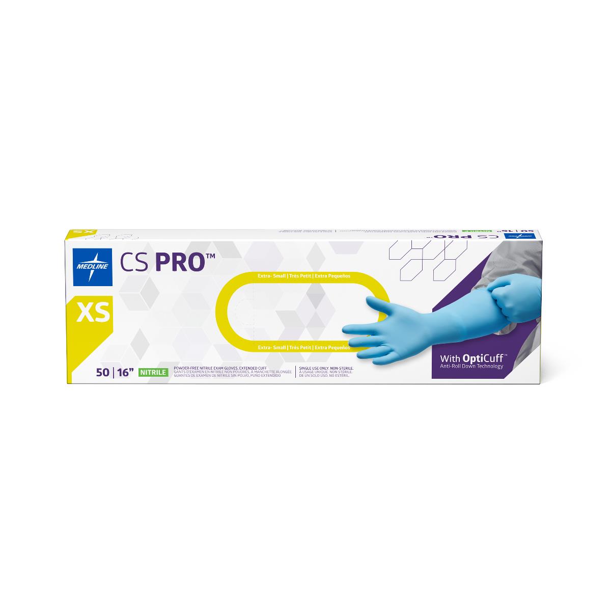 CS Pro 16" Cuff Nitrile Exam Gloves