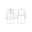 Medline Propel Unisex 4-Pocket Consultation-Length Lab Coats