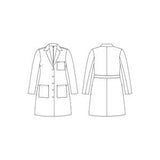 Medline Propel Unisex 4-Pocket Consultation-Length Lab Coats