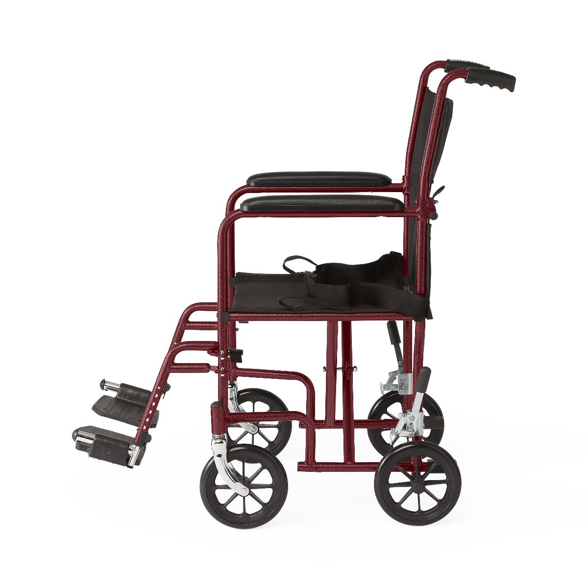 Medline Basic Steel Transport Chairs with 8" Wheels