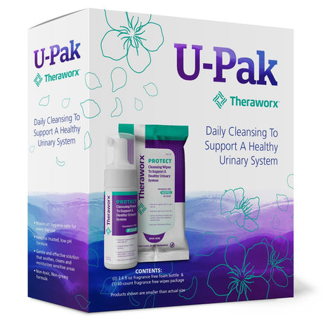 Theraworx U-pak Personal Urinary / Catheter Care Wipes - BeHope
