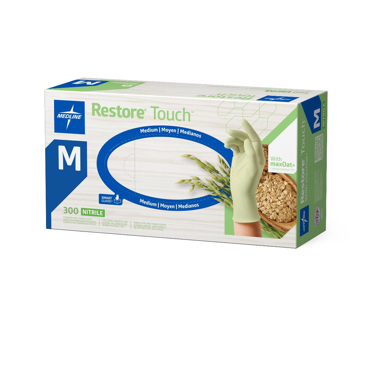 Restore Touch Nitrile Exam Gloves with Oatmeal