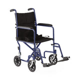 Medline Basic Steel Transport Chairs with 8" Wheels