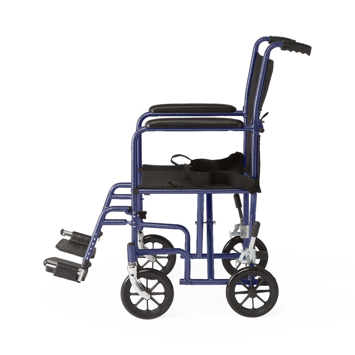 Medline Basic Steel Transport Chairs with 8" Wheels