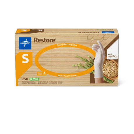 Restore Powder-Free Nitrile Exam Gloves with Oatmeal
