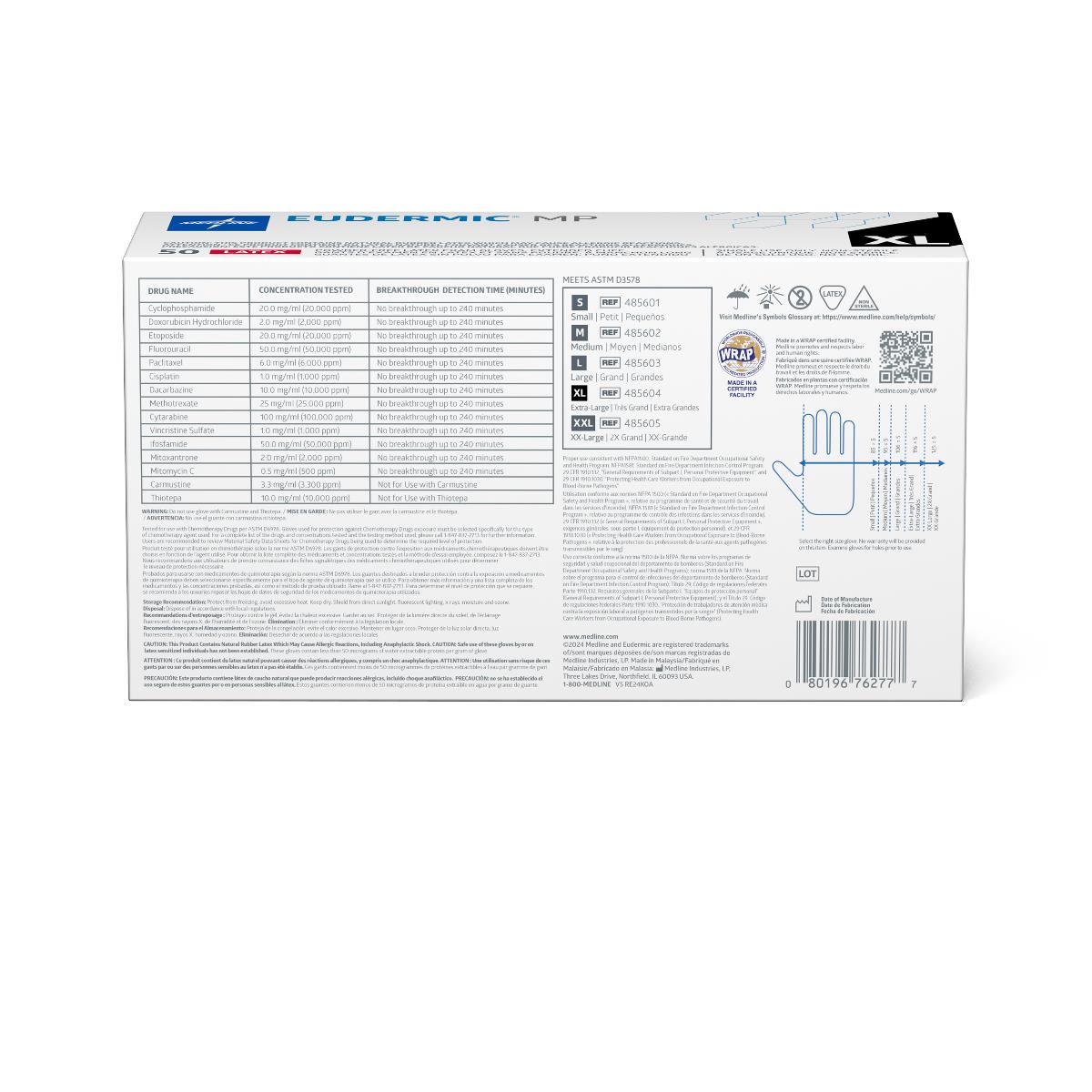 Eudermic MP High-Risk Powder-Free Latex Exam Gloves