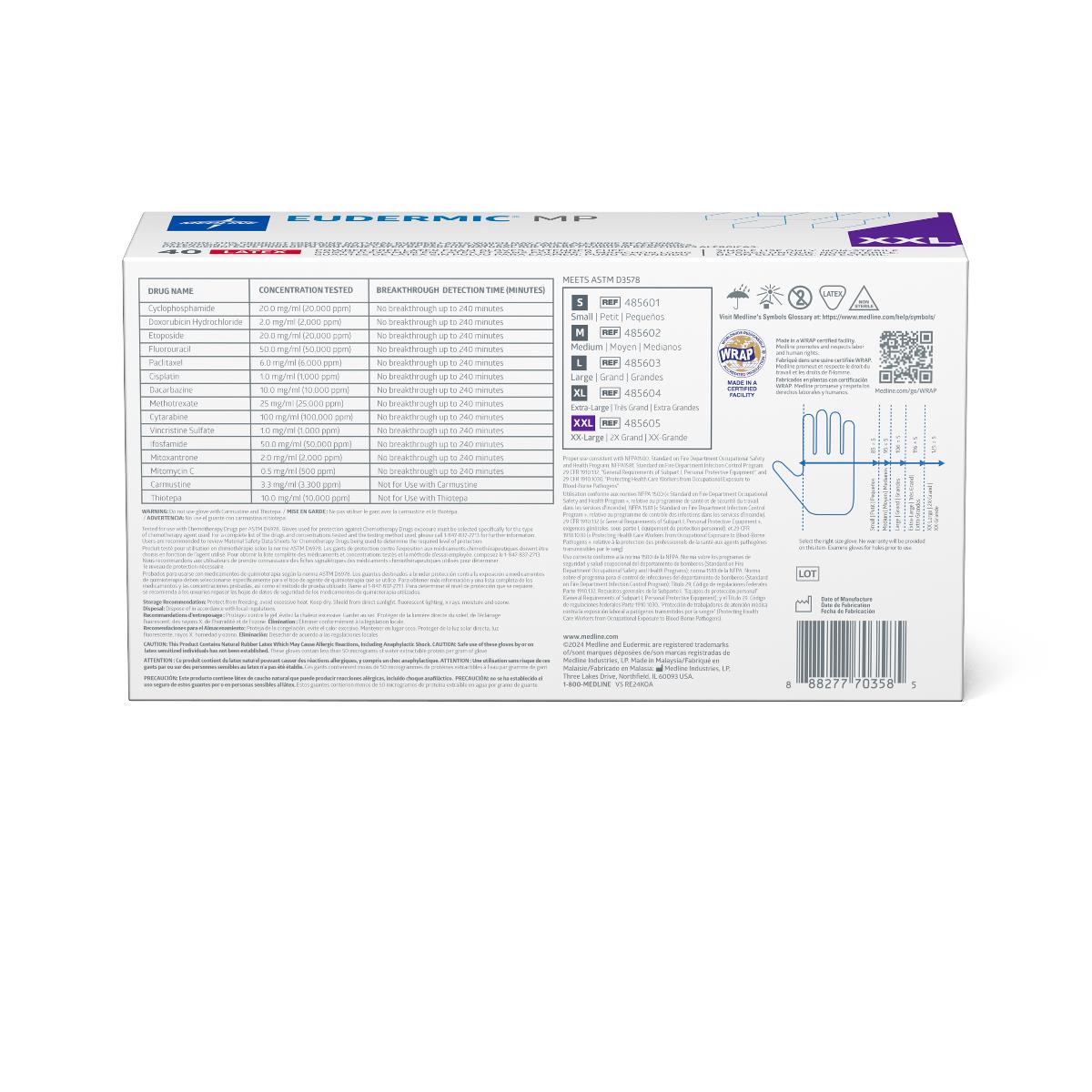 Eudermic MP High-Risk Powder-Free Latex Exam Gloves