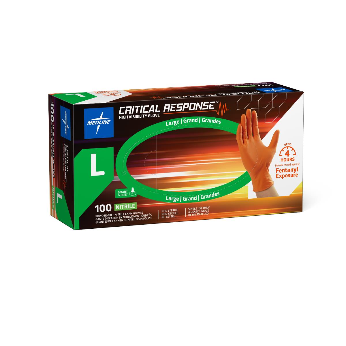 Critical Response Powder-Free Nitrile Exam Gloves