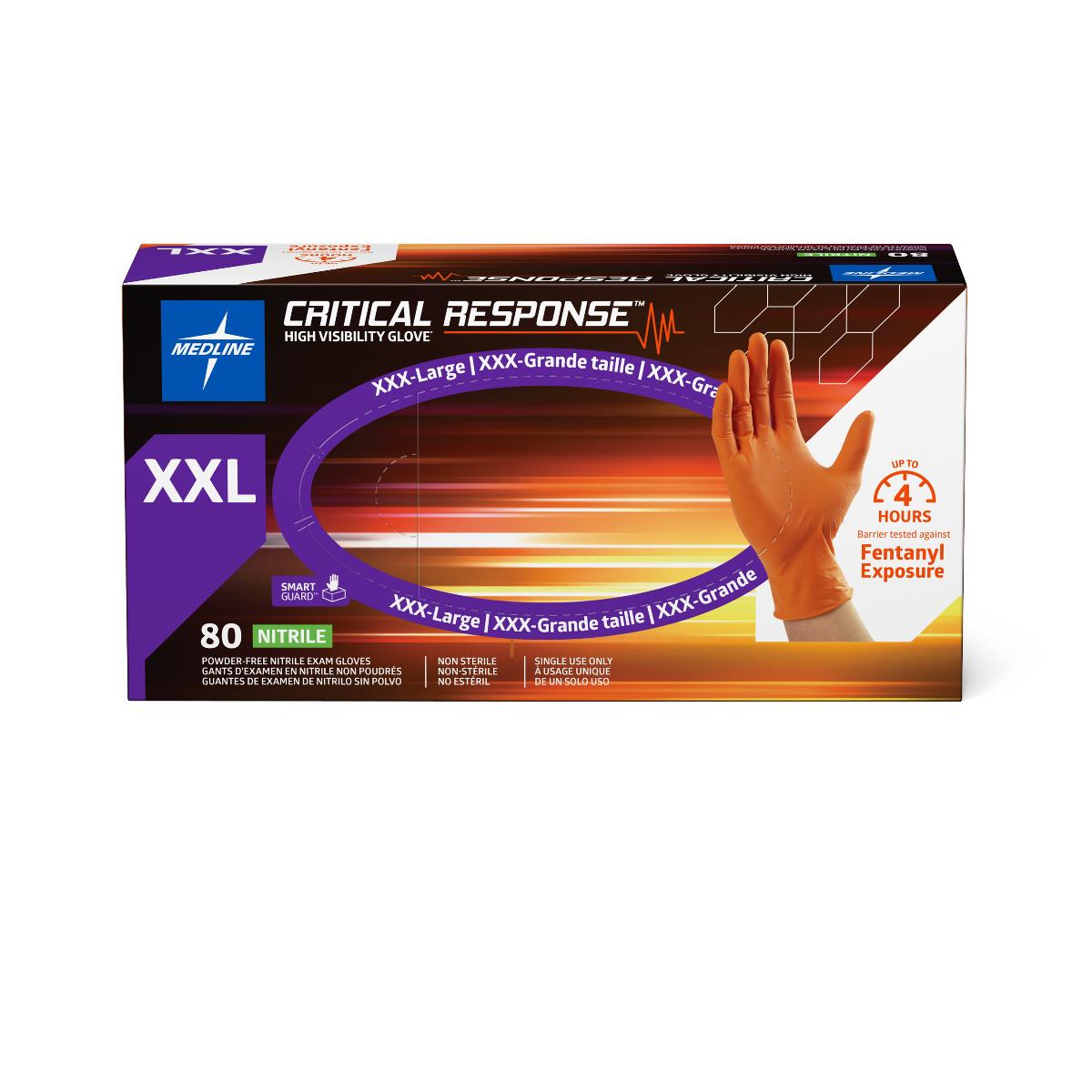 Critical Response Powder-Free Nitrile Exam Gloves
