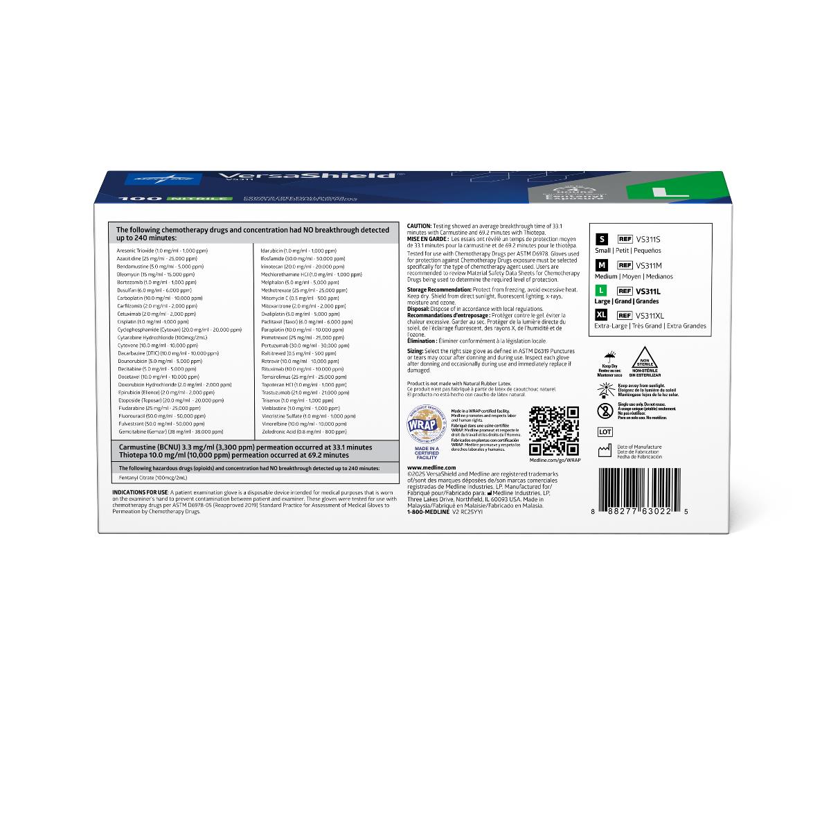 VersaShield Powder-Free Nitrile Exam Gloves